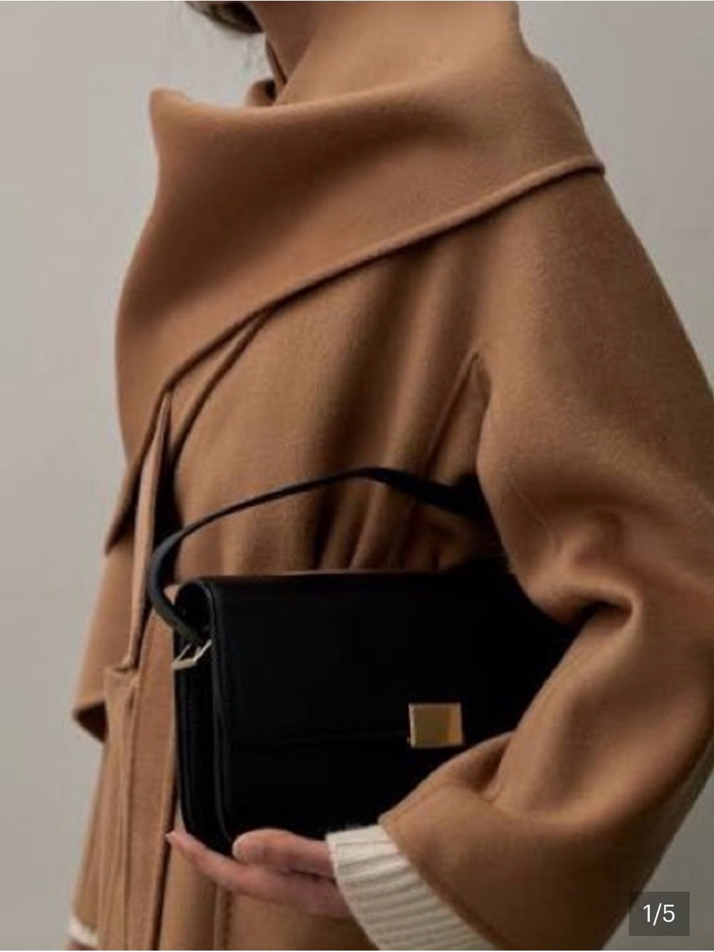The Curated Black Leather Bag